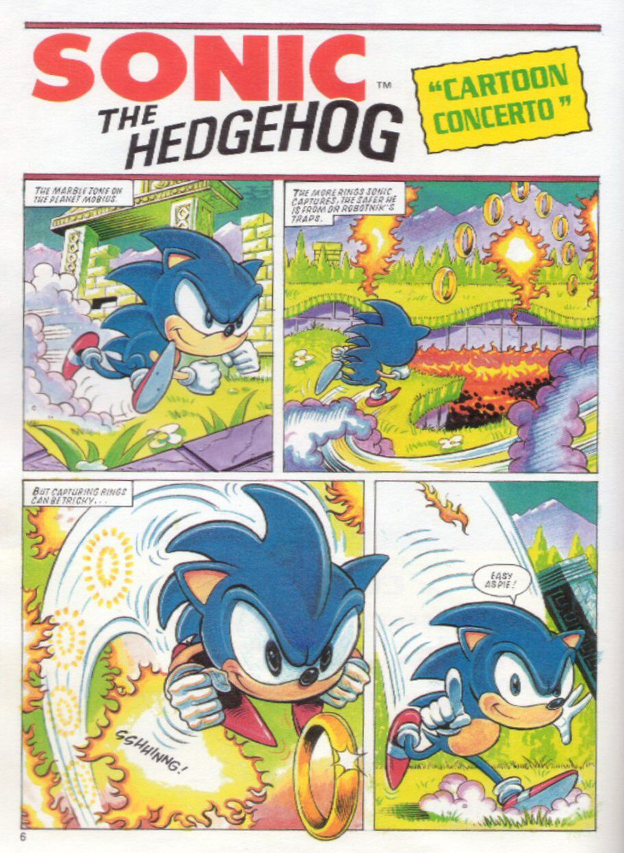 Sonic the Hedgehog Yearbook 1991 Page 5